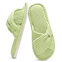 Evshine Summer House Slippers for Women Corduroy