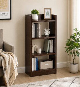 EW 4 Tier Wooden Book Rack Storage
