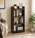 EW 4 Tier Wooden Book Rack Storage