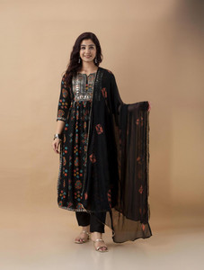 ewedoos women viscose rayon kurta dupatta set