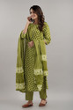 Ewedoos Women Viscose Rayon Kurta Pant Dupatta Set