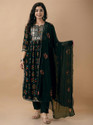 Ewedoos Women Kurta Pant Dupatta Set