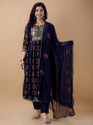 Ewedoos Women Kurta Pant Dupatta Set