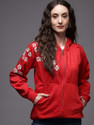 eWools Full Sleeve Self Design Women Jacket