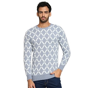 eWools Mens Winterwear Woolen Striped Sweaters