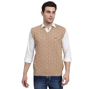 eWools Mens Winterwear Woolen Self Cardigan Sweaters