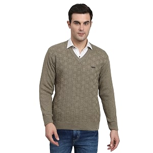 eWools Mens Winterwear Woolen Striped Sweaters