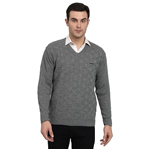 eWools Mens Winterwear Woolen Striped Sweaters