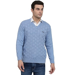 eWools Mens Winterwear Woolen Striped Sweaters
