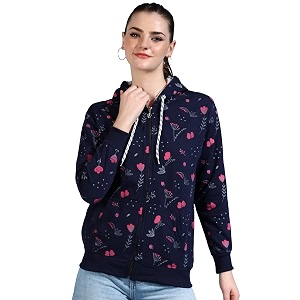 eWools Womens Fleece Fullsleeves Jacket Flee18
