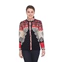 eWools Women's Winter wear Round Neck Multicolor Woolen Cardigan