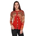eWools Women's Winter wear Round Neck Multicolor Woolen Cardigan
