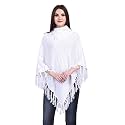 eWools Women's Wool Long Length Poncho