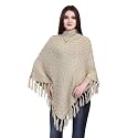 eWools Women's Wool Long Length Poncho