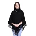 eWools Women's Wool Long Length Poncho