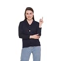 eWools Women's Wool V-Neck Sweater