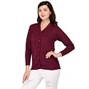 eWools Women's Wool V-Neck Sweater