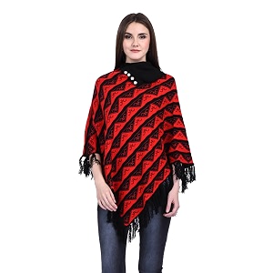 ewools women solid cape poncho coat