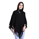 Ewools Women Solid Cape Poncho Coat