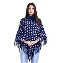 Ewools Women Solid Cape Poncho Coat
