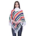 Ewools Women Solid Cape Poncho Coat