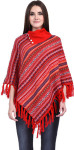 ewools women winter wear woolen poncho