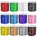 Ewpart 12 Rolls 2mm Nylon Cord for Bracelets Making