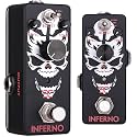EX Inferno Death Metal Distortion Guitar Pedal, High-Gain Electric Guitar Effects Mini Pedal, with 3-Mode Boost Switch, True Bypass