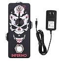 EX-Inferno Metal Distortion Pedal + 9V 2A Guitar Pedal Power Supply Adapter