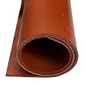 Exactly Rubber Fiber Reinforced Silicone Sheet, Red 1/16 x 18” x 18” 70A, Made in The USA, High Temp Heavy Duty Gasket Material DIY Sealing Pads Surface Protection Fiberglass Reinforcement