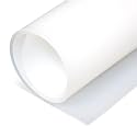 Exactly Rubber - Translucent Silicone Sheet, 50A Durometer Rubber Sheet, Semi Clear Silicone, Resistant -80 to 450°F, Food-Grade Silicone Placemat, 450% Elongation, Made in the USA, 1/16 x 3" x 9"