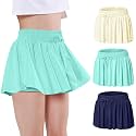 EXARUS Girls Butterfly Shorts Athletic Flowy Cheer Dance Skorts Teen