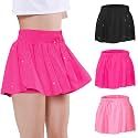 EXARUS Girls Butterfly Shorts Athletic Flowy Cheer Dance Skorts Teen
