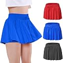 EXARUS Girls Flowy Butterfly Shorts Athletic 2 in 1 Running Skirt Shorts Preppy Cheer Gymnastics Kids Clothes 6-14Y