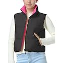 EXARUS Girls Puffer Vest Cropped Puffy Teen Water Resistant 6-14Y