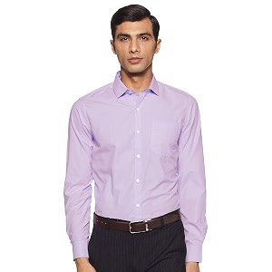 Excalibur Mens Solid Slim fit Formal Shirt