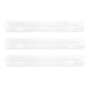 EXCEART Paintbrush Storage Box Transparent Watercolour Brush Case Portable Multifuction Storage Container for Pens Sundries Art Supplies Office Stationery 3 Pack 12.99 X 2.16 X 1.37 in