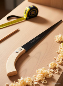 EXCECAR Wooden Handle Hand Saw for Wood
