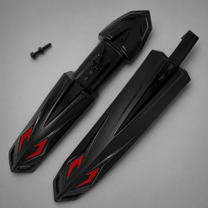 excel storm pro red sticker mb full length front  rear fender
