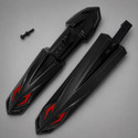 Excel STORM PRO RED STICKER M/B Full Length Front & Rear Fender