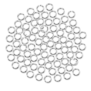 metal silver jump rings for jewellery making pack of 300 pcs silver 3mm
