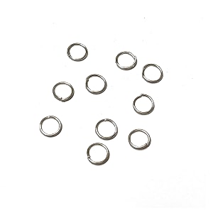 metal silver jump rings for jewellery making pack of 300 pcs silver 3mm