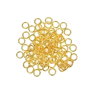 metal goldsilver jump rings for jewellery making pack of 100 pcs200pcs300 pcs gold 6mm