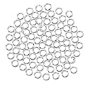 Metal Silver Jump Rings for Jewellery Making (Pack of 300 Pcs) (Silver, 3mm)