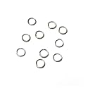 Metal Silver Jump Rings for Jewellery Making (Pack of 300 Pcs) (Silver, 3mm)