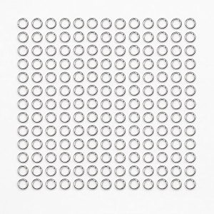 metal silver jump rings for jewellery making pack of 300 pcs silver 3mm