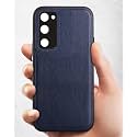 Excelsior Back Cover for Samsung Galaxy S20 FE | Premium PU Leather, Silicon | 360 Degree Protection (Blue)