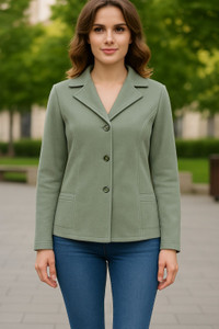 excent fur tweed solid coat