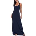 EXCHIC Women's Sexy Tank Top Maxi Long Dress Casual Sleeveless Summer Beach Dress
