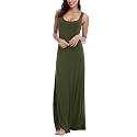 EXCHIC Women's Sexy Tank Top Maxi Long Dress Casual Sleeveless Summer Beach Dress